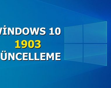 Windows 10 1903 Güncellemesi
